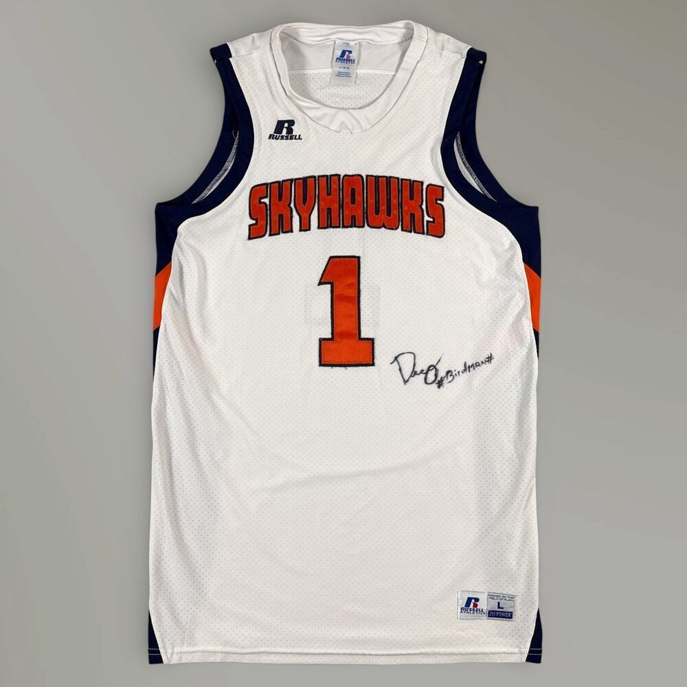 UT Martin Skyhawks Dejoun "Dee" Oldham Signed Basketball Jersey Stitched Sz Lrg